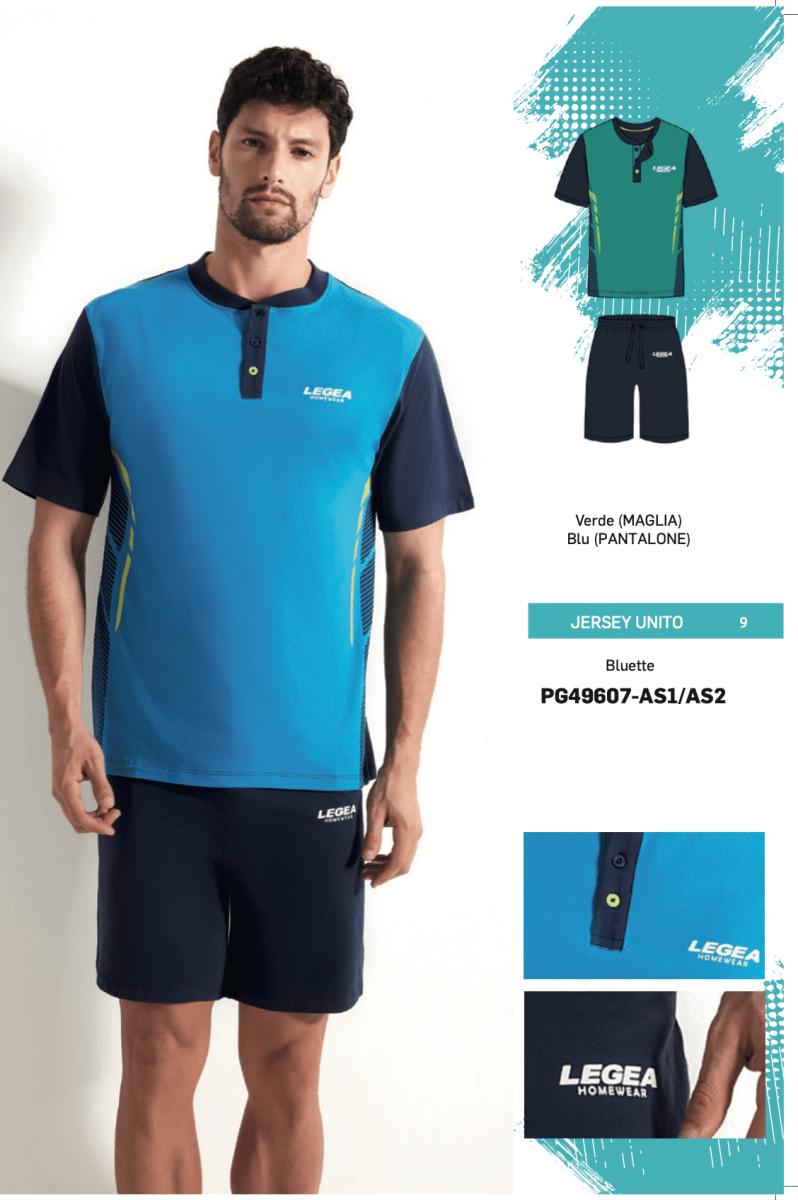 Pigiama corto uomo Legea 100% cotone PG49607