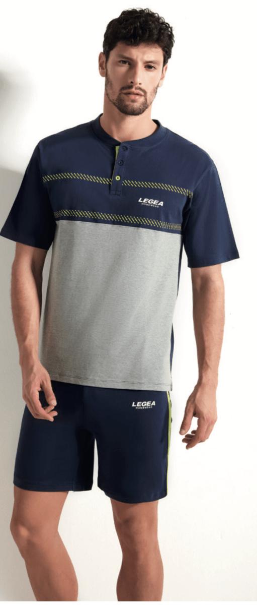 Pigiama corto uomo Legea 100% cotone PG49637