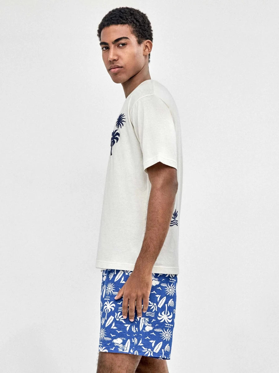 Pigiama corto uomo cotone Peanuts Gisela 20408