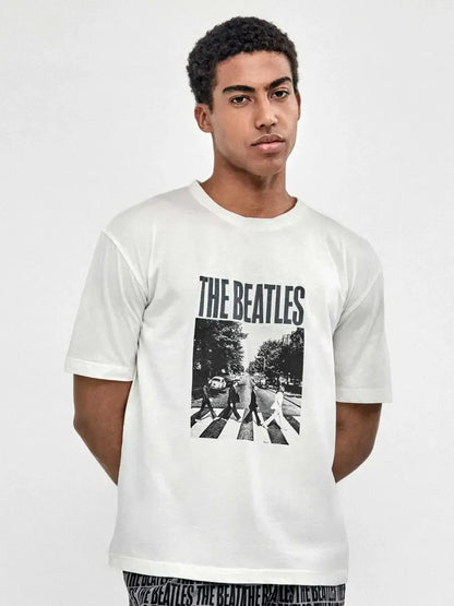 Pigiama corto uomo cotone The Beatles Gisela 20413