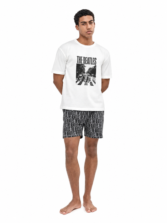 Pigiama corto uomo cotone The Beatles Gisela 20413