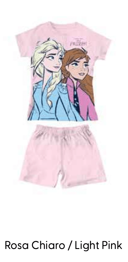 Pigiama cotone Disney Frozen estivo bambina DY50A3858