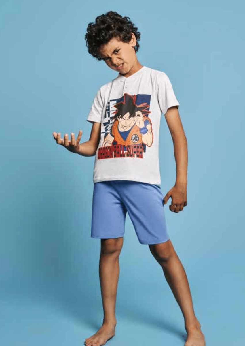 Pigiama cotone Dragonball estivo bambino DB40M7711