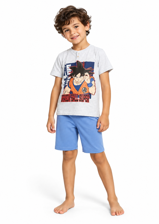 Pigiama cotone Dragonball estivo bambino DB40M7711