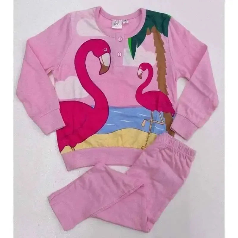 Pigiama cotone Fenicottero Flamingo bambina Disney 1790