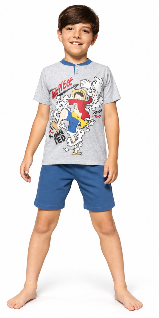 Pigiama cotone One Piece estivo bambino NR40M4531