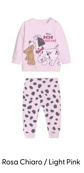 Pigiama cotone estivo Carica 101 Disney neonata baby DY32P4270