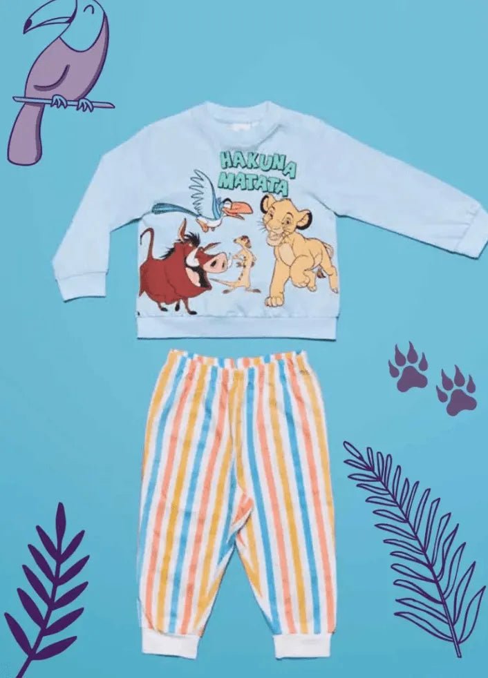 Pigiama cotone estivo Hakuna Matata Disney neonato bambino DY32P4261