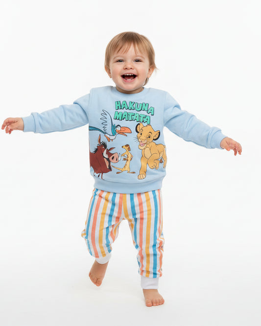 Pigiama cotone estivo Hakuna Matata Disney neonato bambino DY32P4261