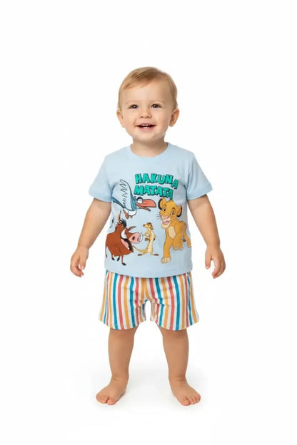 Pigiama cotone estivo Hakuna Matata Disney neonato bambino DY34P4458