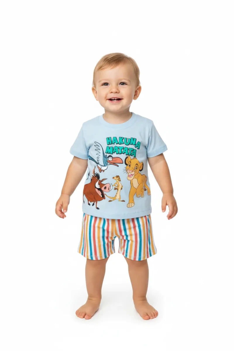 Pigiama cotone estivo Hakuna Matata Disney neonato bambino DY34P4458