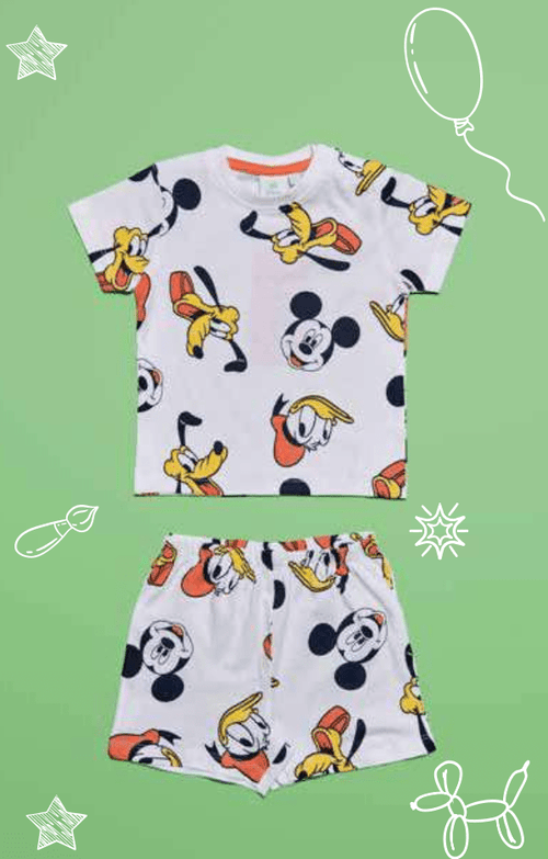 Pigiama cotone estivo Mickey & Friends Disney neonato baby DY34P4457