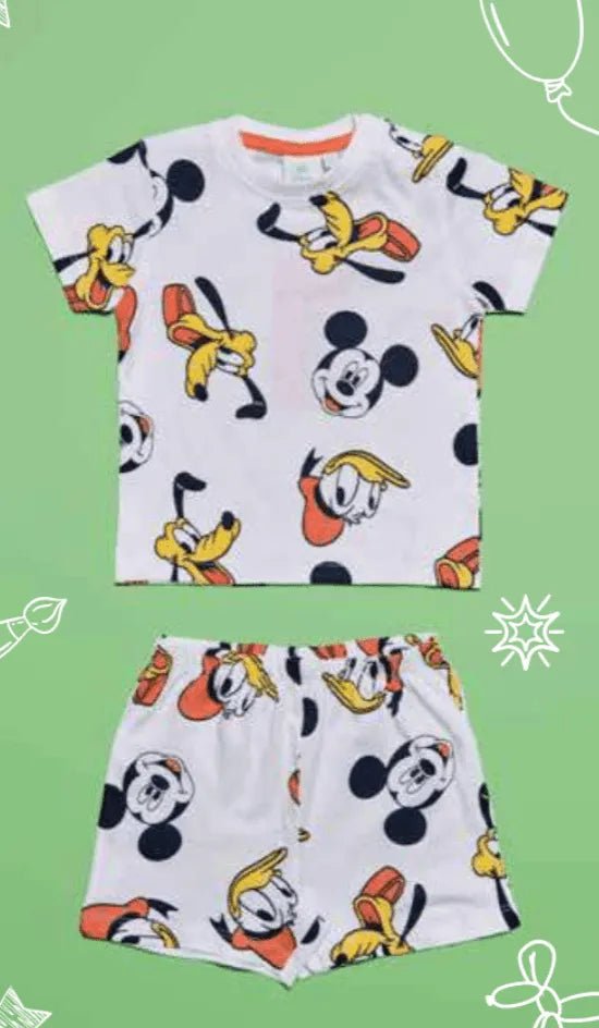 Pigiama cotone estivo Mickey & Friends Disney neonato bambino DY34P4457