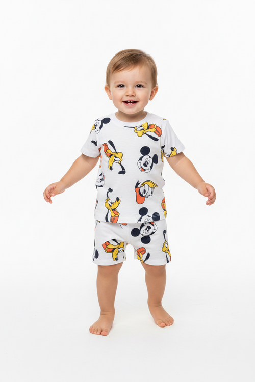 Pigiama cotone estivo Mickey & Friends Disney neonato bambino DY34P4457