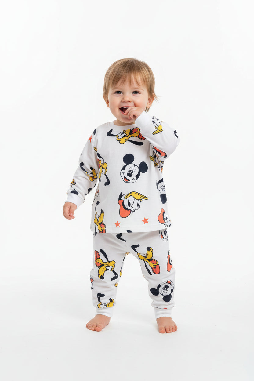 Pigiama cotone estivo Mickey Mouse Disney neonato bambino DY32P4250