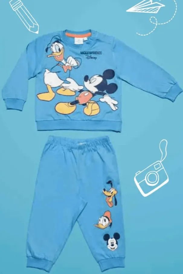 Pigiama cotone estivo Mickey Mouse Disney neonato bambino DY32P4250