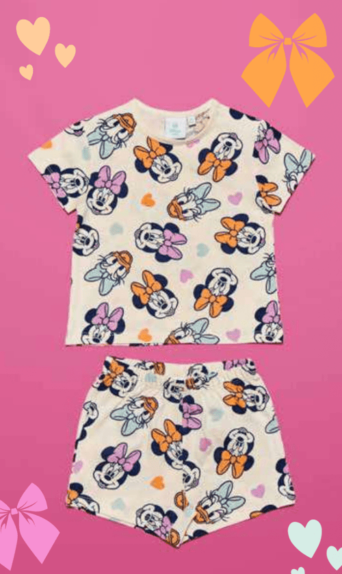 Pigiama cotone estivo Minnie Mouse Disney neonata baby DY34K4281