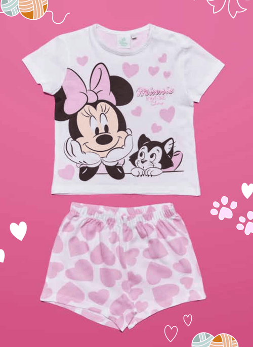 Pigiama cotone estivo Minnie Mouse Disney neonata baby DY34K4284