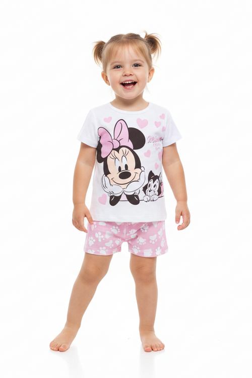 Pigiama cotone estivo Minnie Mouse Disney neonata bambina DY34K4284