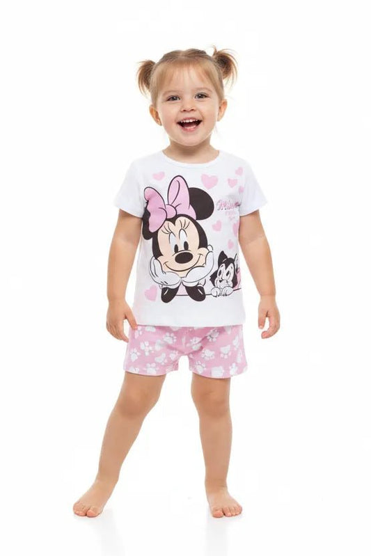 Pigiama cotone estivo Minnie Mouse Disney neonata bambina DY34K4284