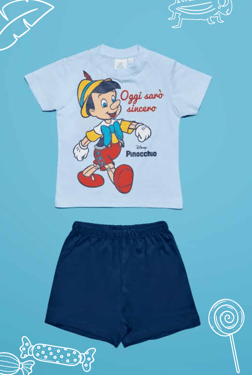 Pigiama cotone estivo Pinocchio Disney neonato baby DY34A4158