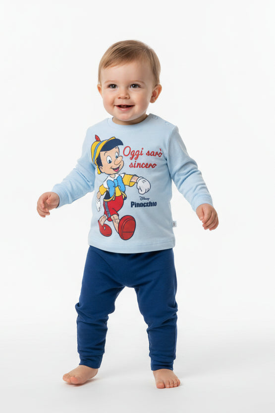 Pigiama cotone estivo Pinocchio Disney neonato bambino DY32A9802