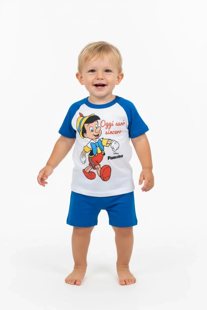 Pigiama cotone estivo Pinocchio Disney neonato bambino DY34A4158