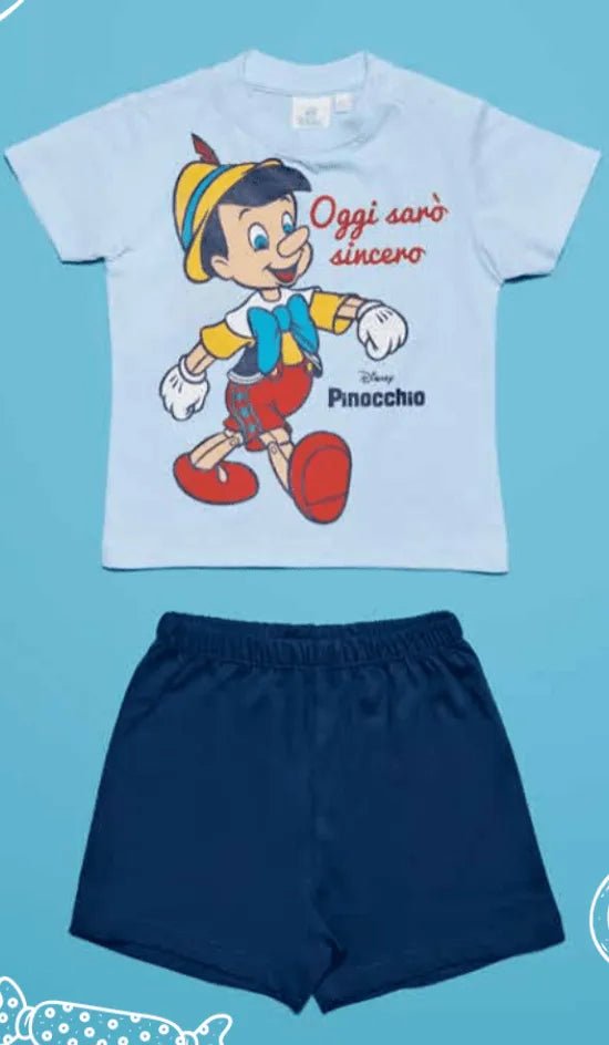 Pigiama cotone estivo Pinocchio Disney neonato bambino DY34A4158