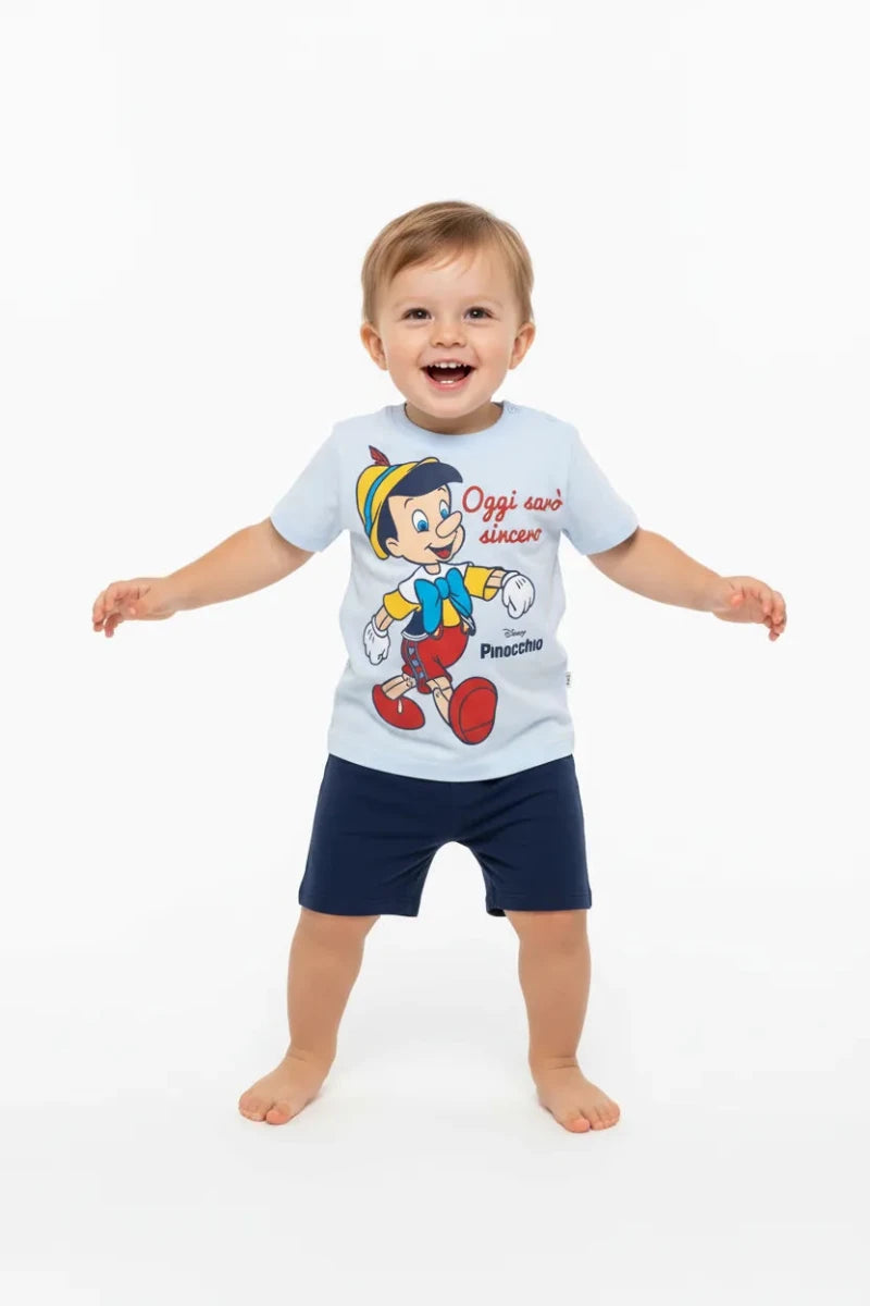 Pigiama cotone estivo Pinocchio Disney neonato bambino DY34A4158