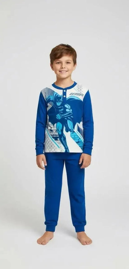 Pigiama cotone felpato Batman DC bambino DC40Z1687