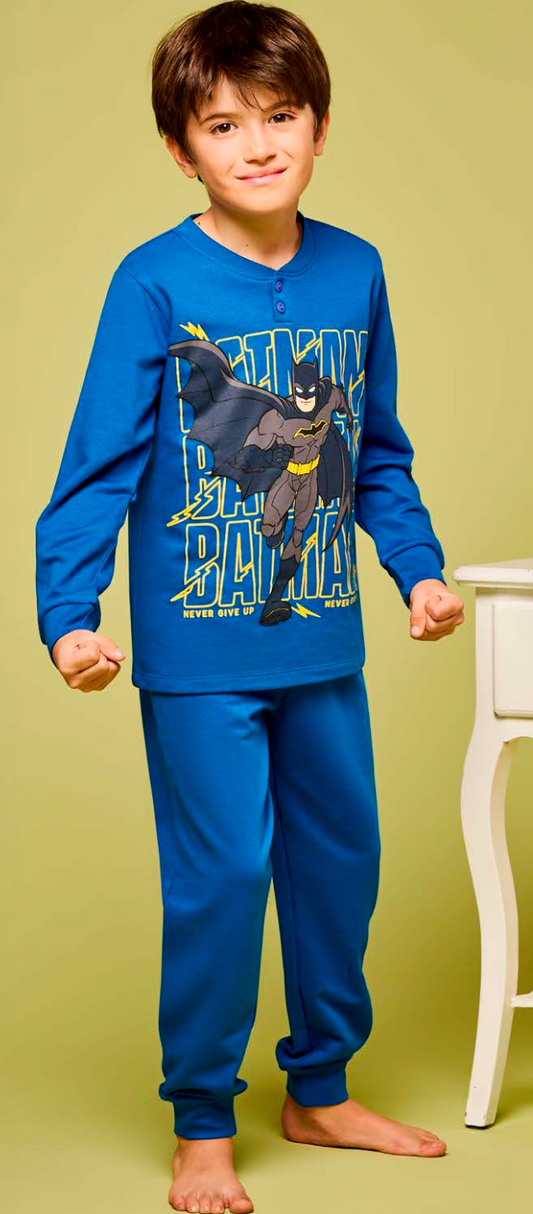 Pigiama cotone felpato Batman bambino baby DC40Z0410