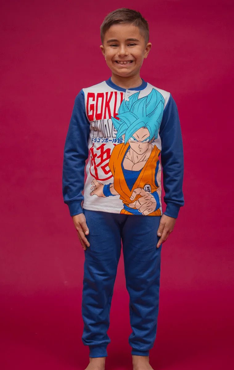 Pigiama cotone felpato Dragonball bambino baby DB40M7613