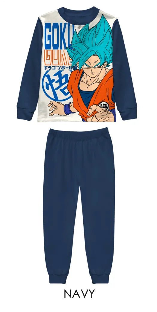 Pigiama cotone felpato Dragonball bambino baby DB40M7613