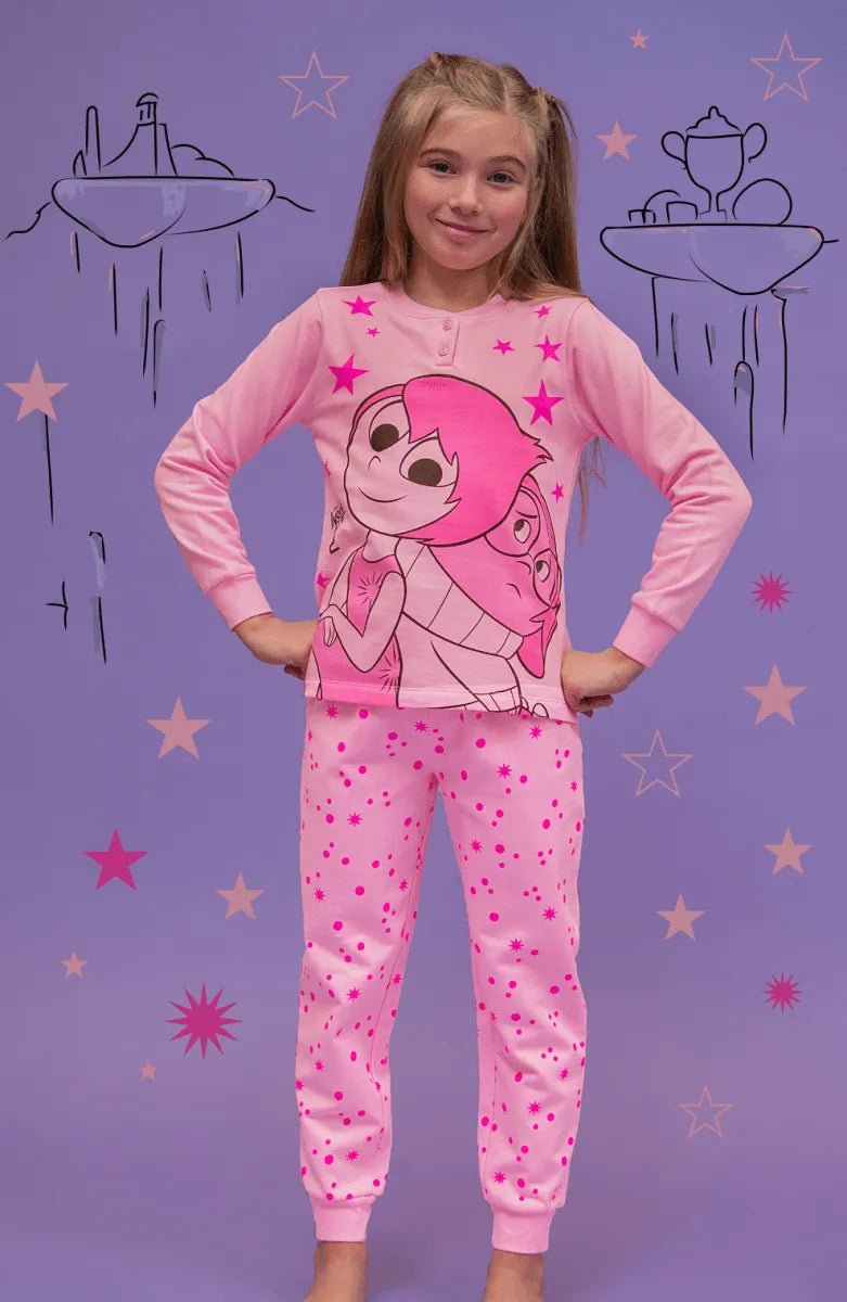 Pigiama cotone felpato Inside Out bambina baby DY50C2670