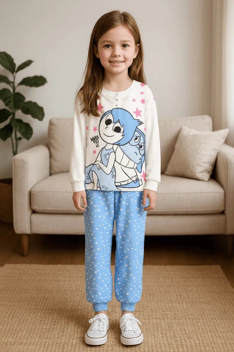 Pigiama cotone felpato Inside Out bambina baby DY50C2670