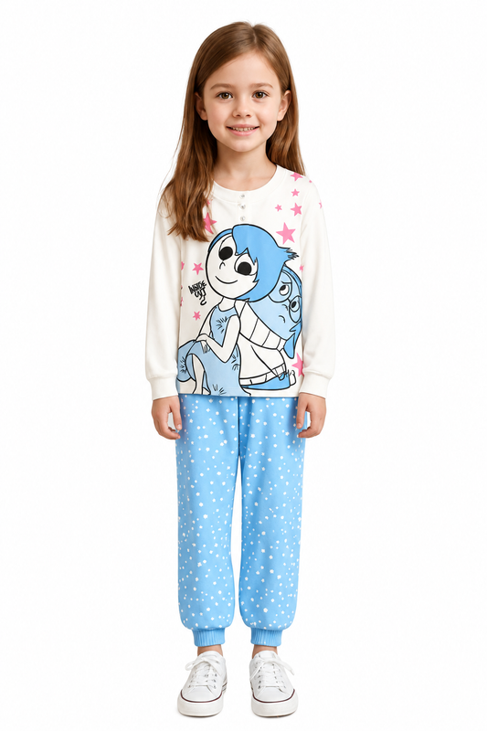 Pigiama cotone felpato Inside Out bambina baby DY50C2670