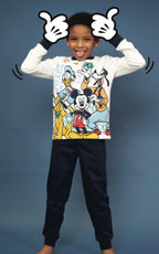 Pigiama cotone felpato Mickey Mouse bambino baby Dy40G7417