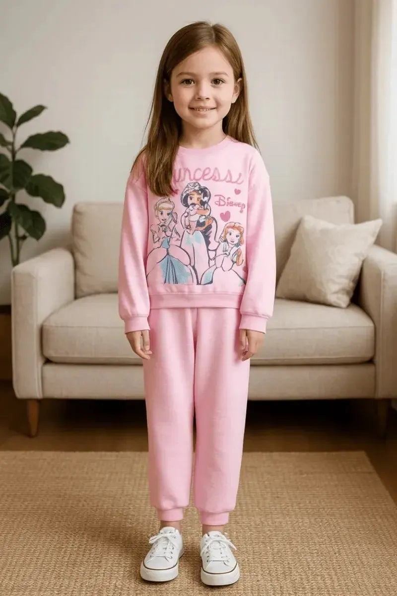 Pigiama cotone felpato Principesse Disney neonata bambina DY32A6378
