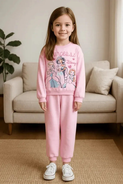 Pigiama cotone felpato Principesse Disney neonata bambina DY32A6378