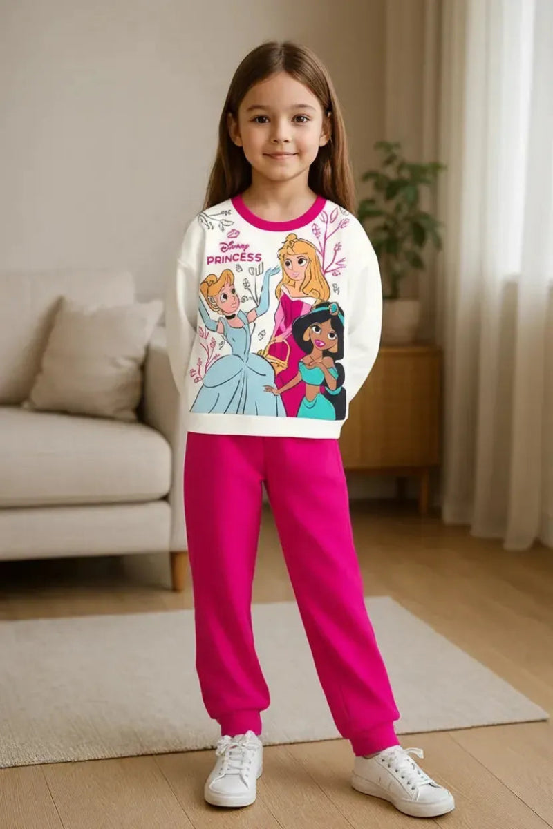 Pigiama cotone felpato Principesse Disney neonata bambina DY32A8270