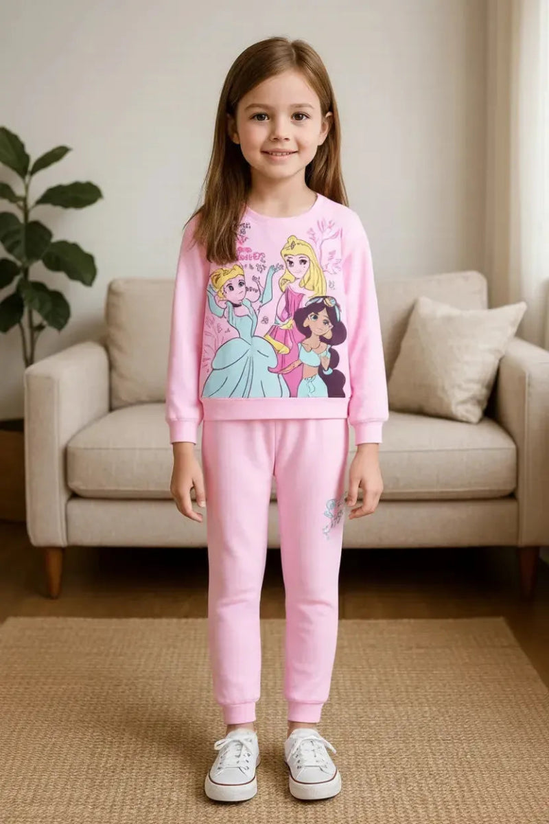 Pigiama cotone felpato Principesse Disney neonata bambina DY32A8270