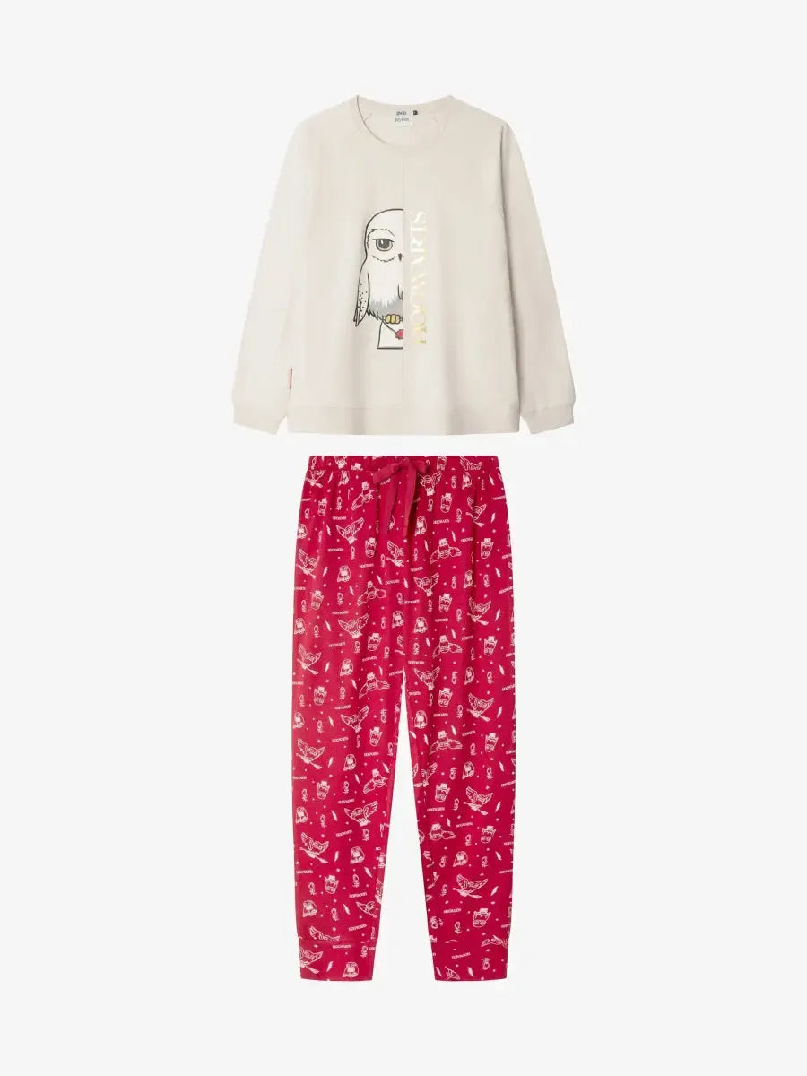 Pigiama donna Gisela Harry Potter caldo cotone 20354