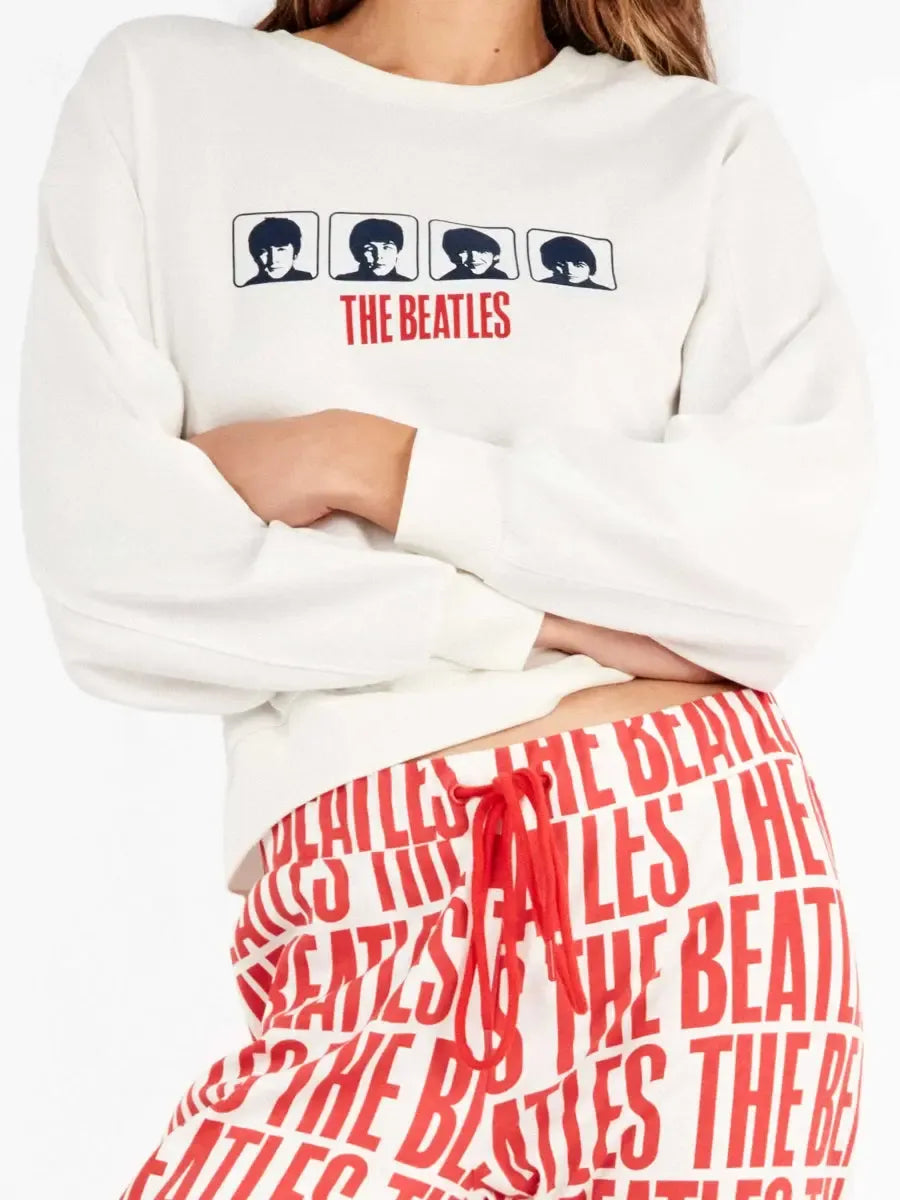 Pigiama donna Gisela caldo cotone The Beatles 20363