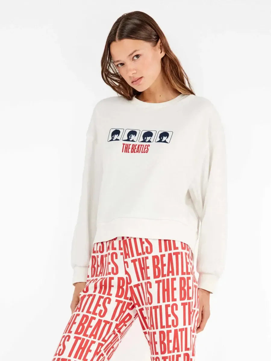 Pigiama donna Gisela caldo cotone The Beatles 20363