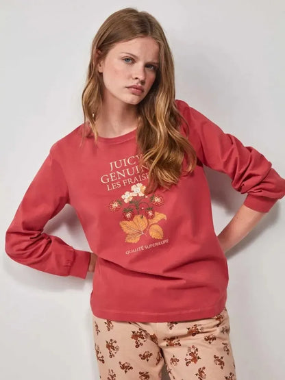 Pigiama donna Gisela girocollo puro cotone 20203