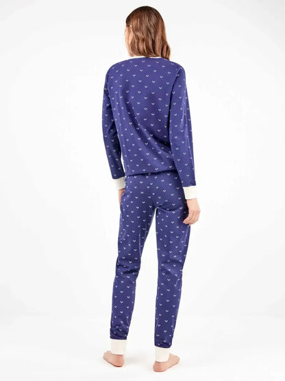 Pigiama donna Gisela in cotone elasticizzato 20329