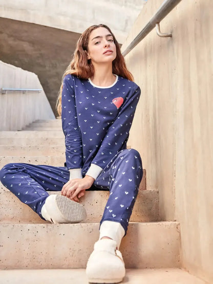 Pigiama donna Gisela in cotone elasticizzato 20329