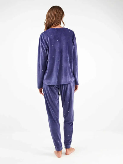 Pigiama donna Gisela pile elasticizzato 20316