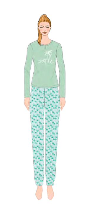 Pigiama donna Nottingham cotone NPB267