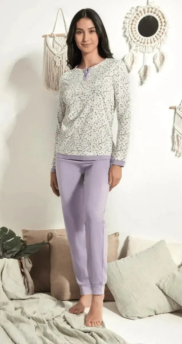 Pigiama donna Nottingham cotone PG49928